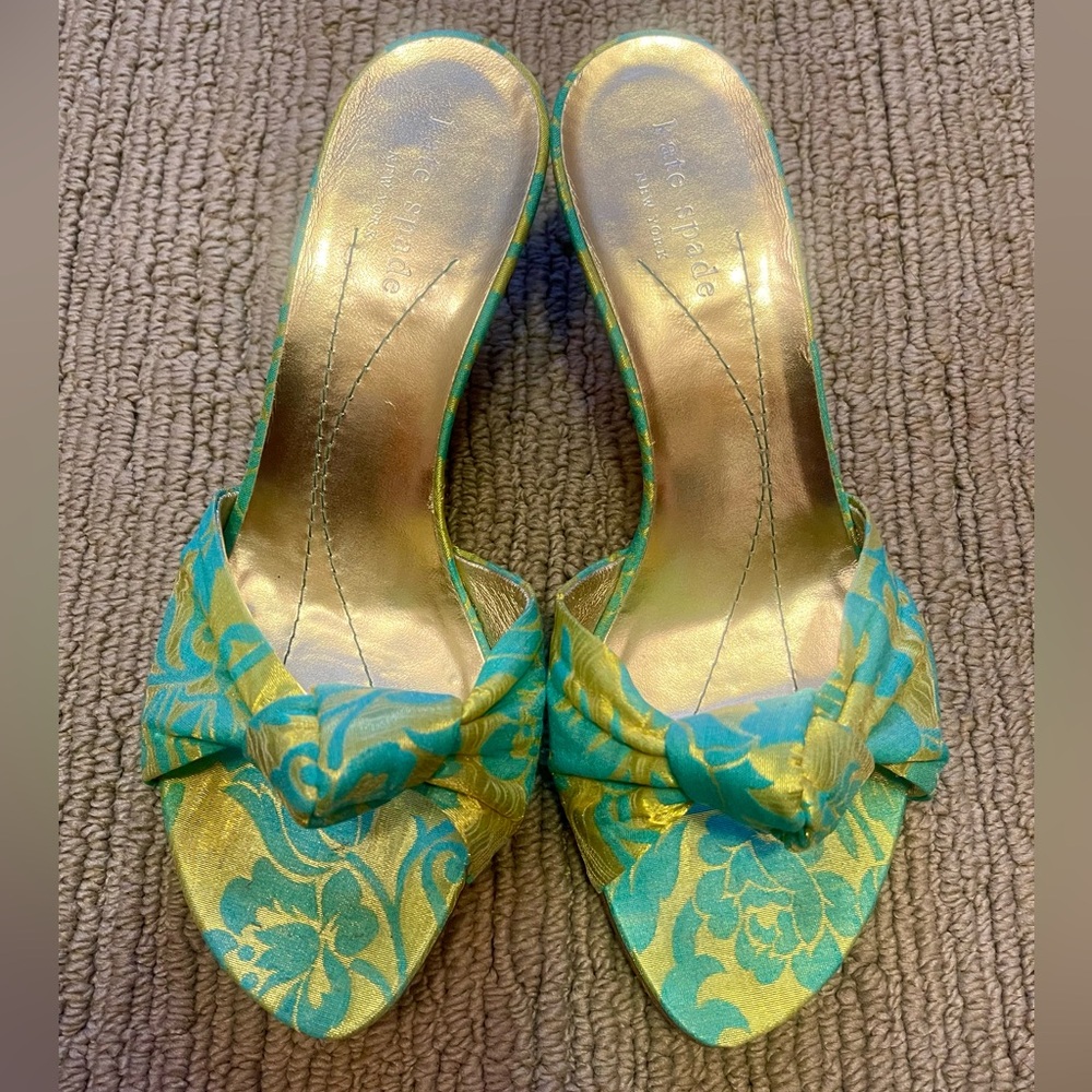 Kate Spade Green and Gold Women's Shoes